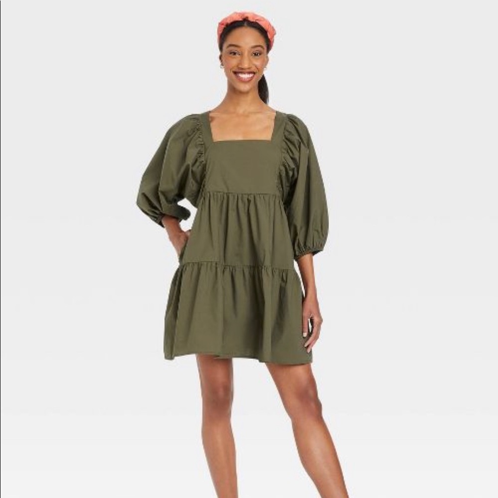 Women's Short Sleeve A-Line Dress - A New Day size XXL New!